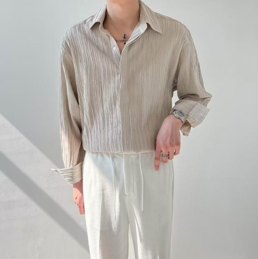 Long Sleeve Linen Shirt, Old Money Style