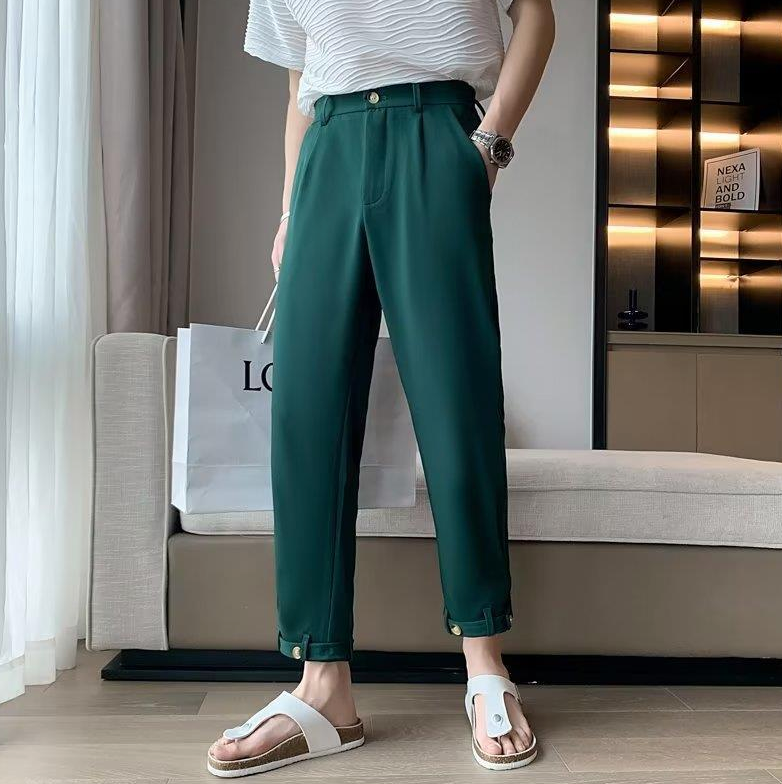 Sophisticated Casual Trousers, Old Money Style